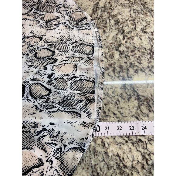 Womens Cami Top M Snake Print Spaghetti Strap Lace Whimsigoth Y2K Fairycore - Picture 7 of 7